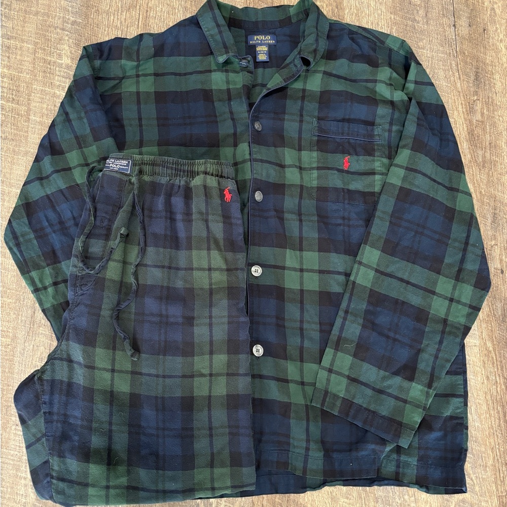 Polo Ralph Lauren Pajama Set Men’s XL Plaid